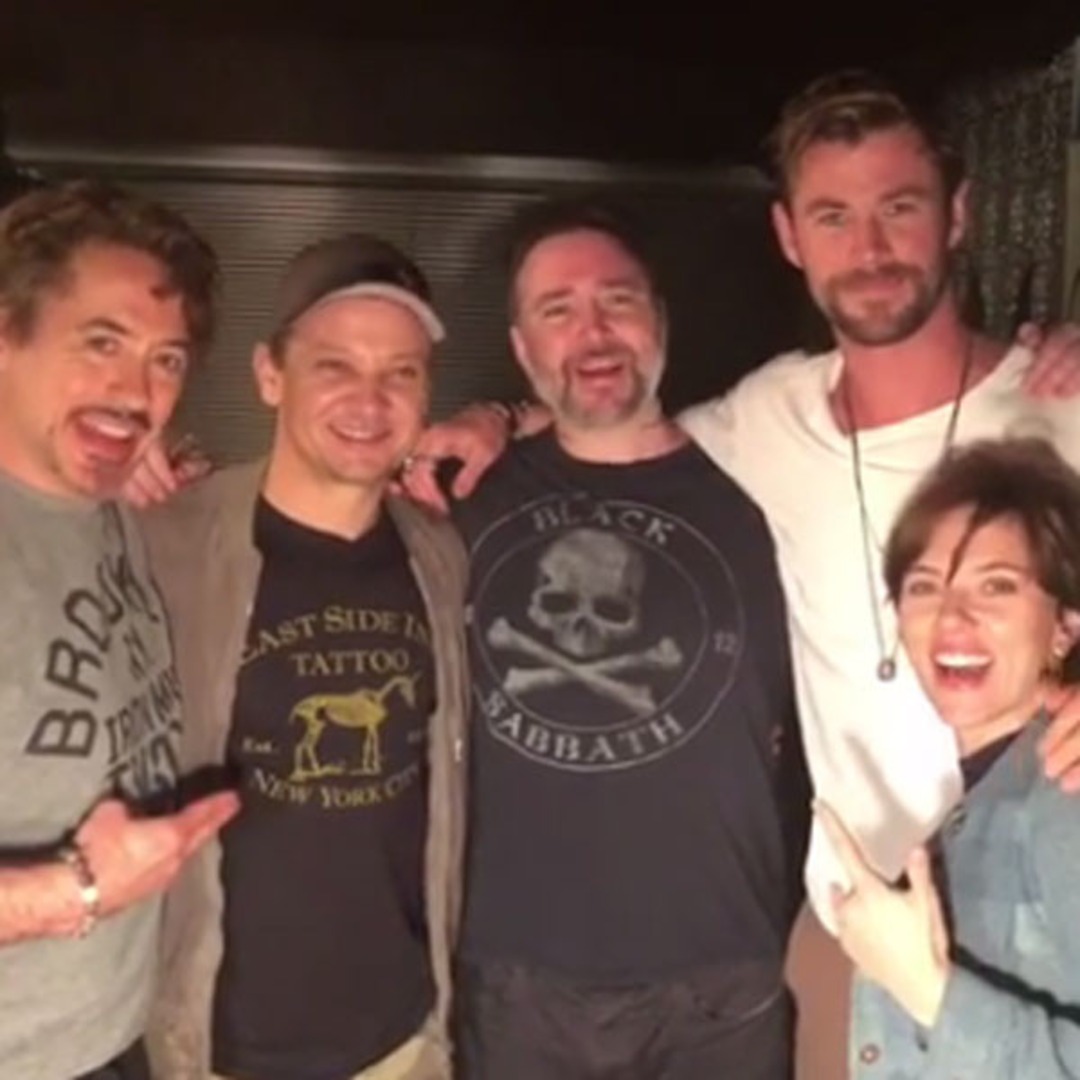 Robert Downey Jr Scarlett Johansson Chris Hemsworth Chris